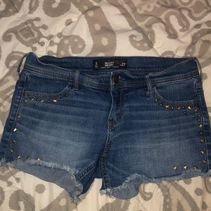 Denim shorts